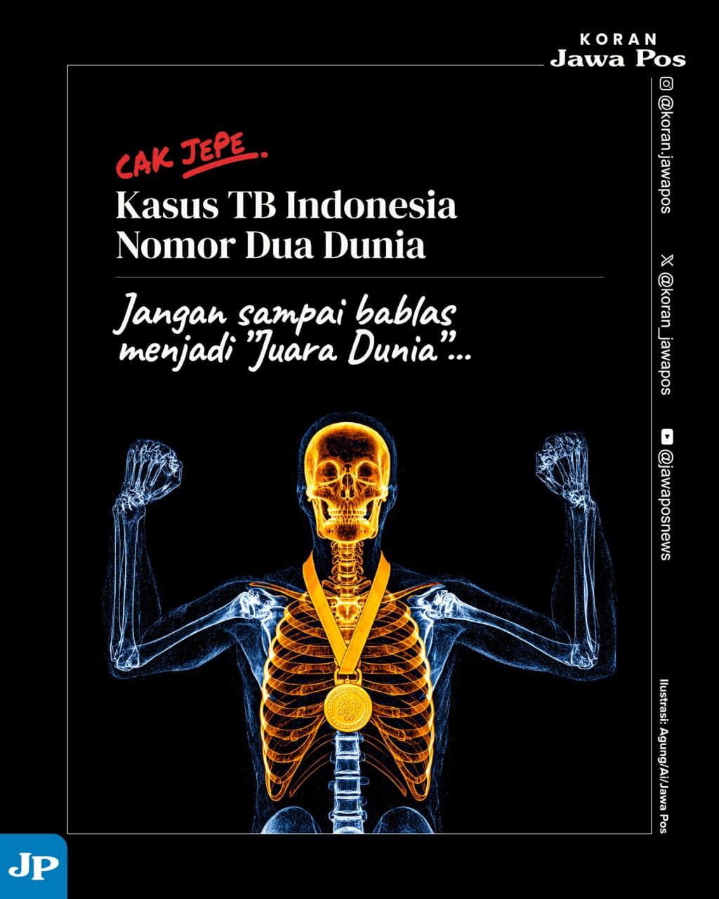 Indonesia Juara Dua Kasus TB