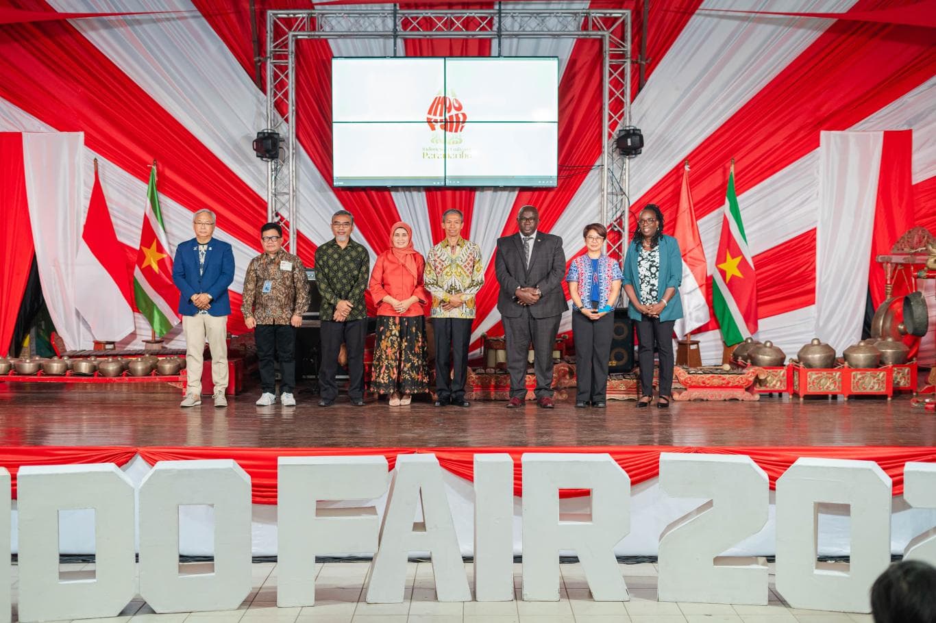 SINERGI: Rangkaian acara Festival Indofair 2025 di Suriname berlangsung pada 27-29 November 2025.