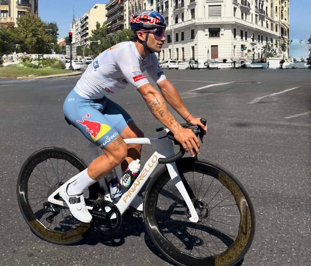 RAIB: Jorge Martin mengendarai sepeda pinarello kesayangannya.