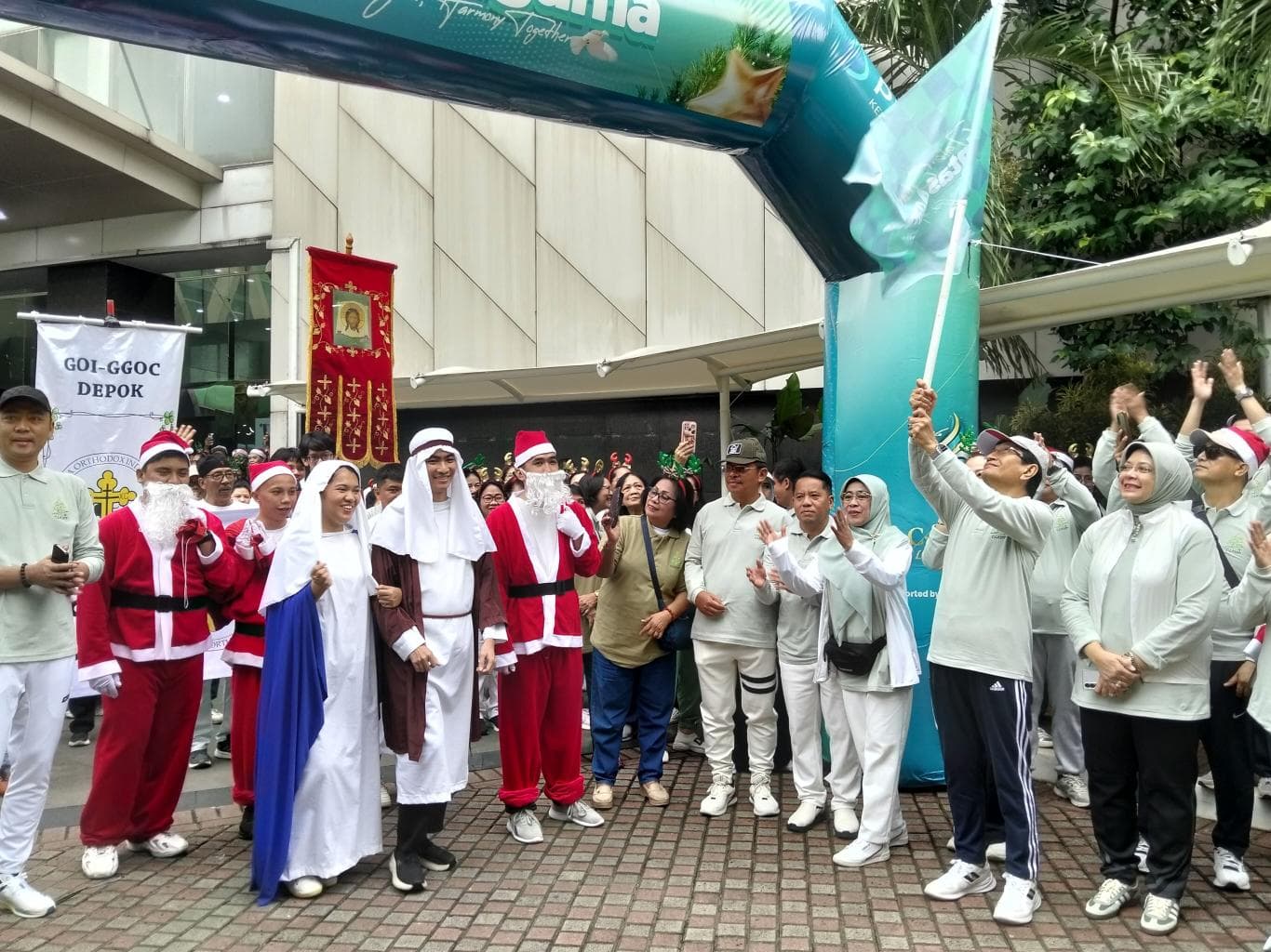 RAWAT TOLERANSI: DI Menteri Agama Menag Nasaruddin Umar menginstruksikan supaya lembaganya menggelar Natal Bersama.