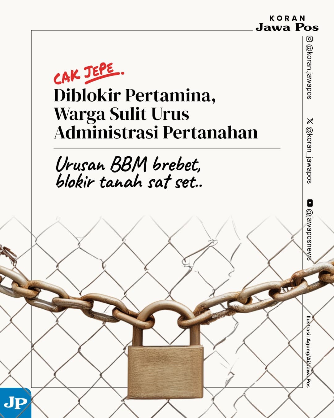 Tanah Diblokir Pertamina, Warga Sulit Urus Tanah