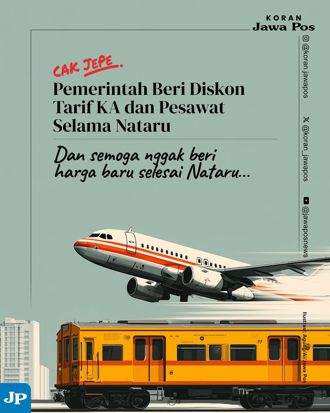 Diskon Tiket Transportasi Libur Nataru