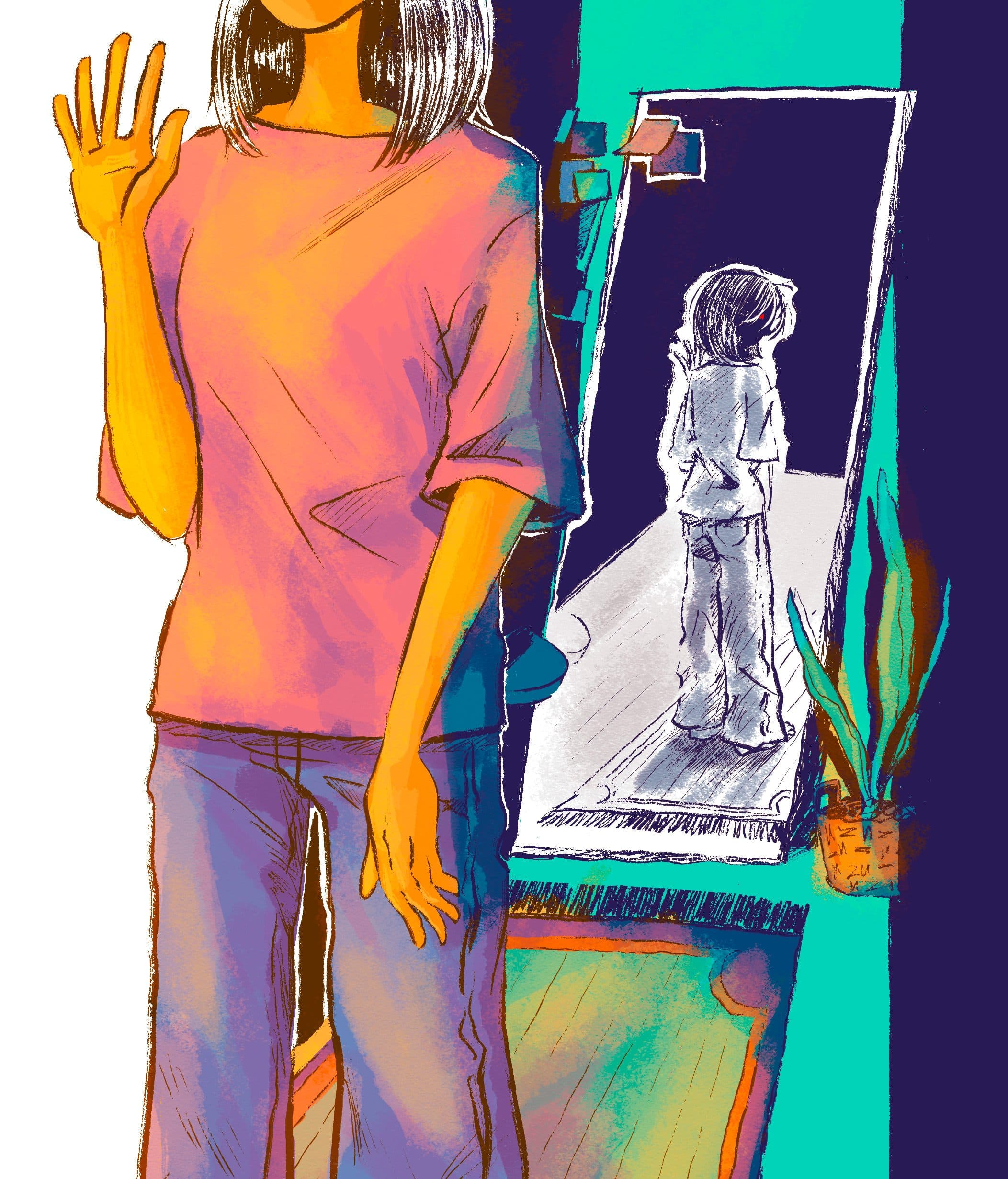 Yang Menatap dari Cermin