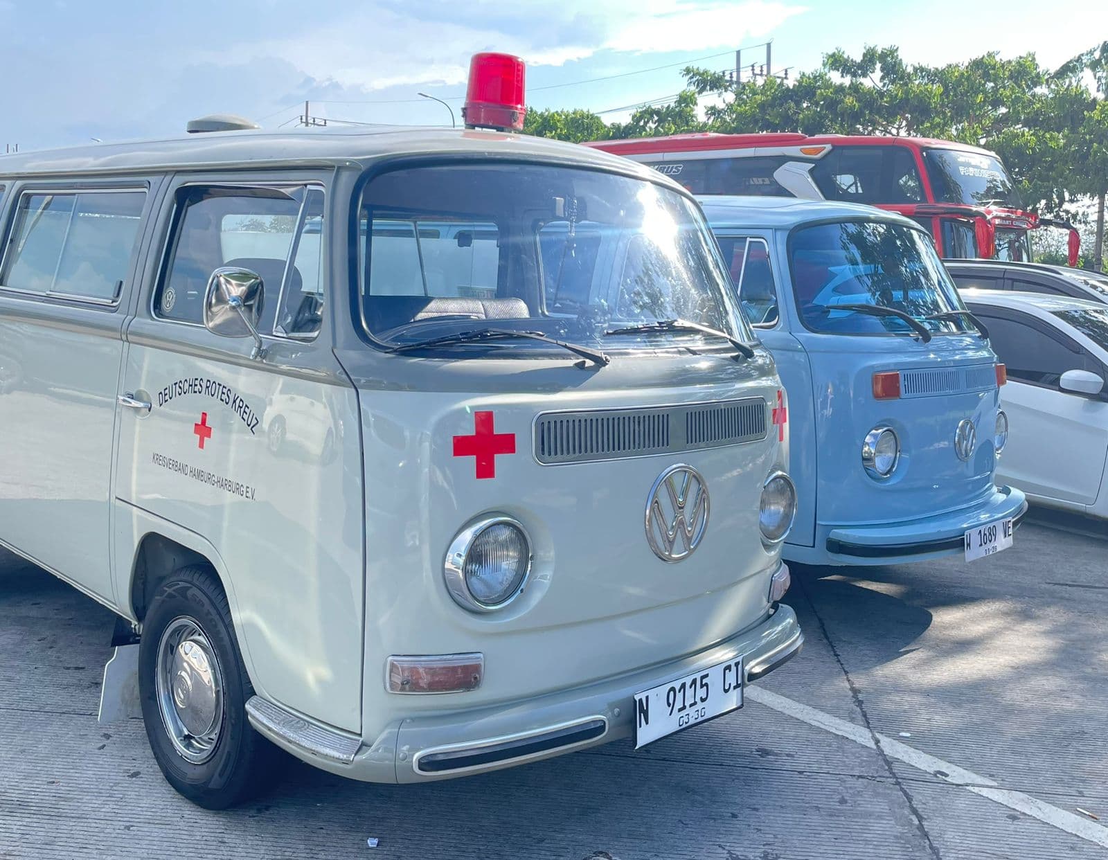 TEMPAT DUDUK LEGA: Jenis Volkswagen Kombi cocok dipakai untuk perjalanan jauh.