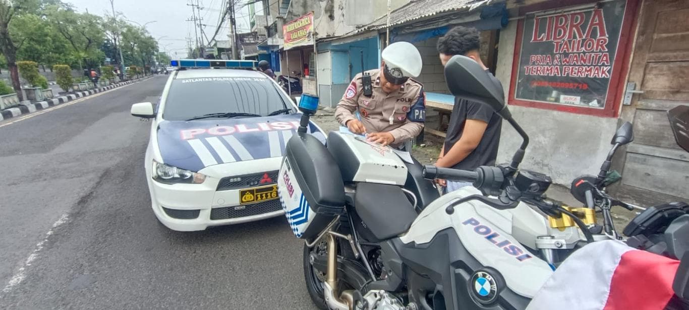 Dalam Sepekan,   5 Ribu Pengendara  di Jalanan Gresik Melanggar Aturan