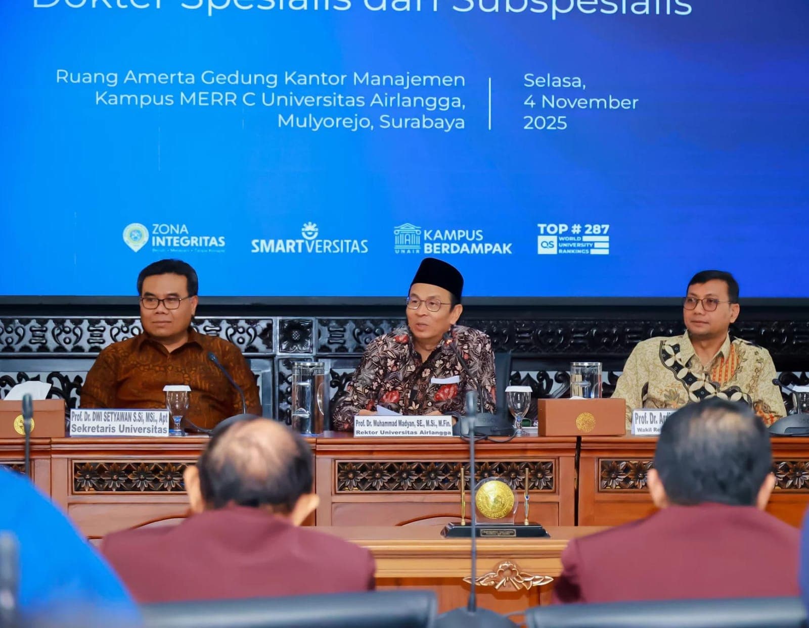 Unair Jadi Pembina Prodi Dokter Spesialis dan Subspesialis Baru untuk Kampus Mitra