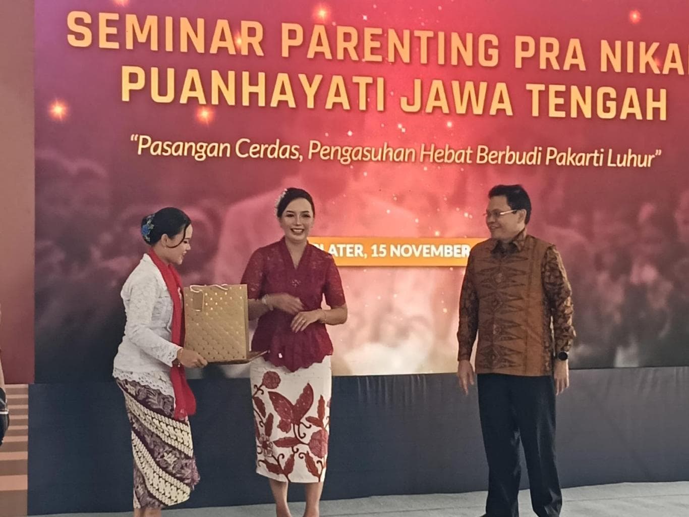 SOSIALISASI: Literasi tentang persiapan pernikahan menjadi salah satu materi seminar yang diadakan Kemenbud di Semarang (15/11)
