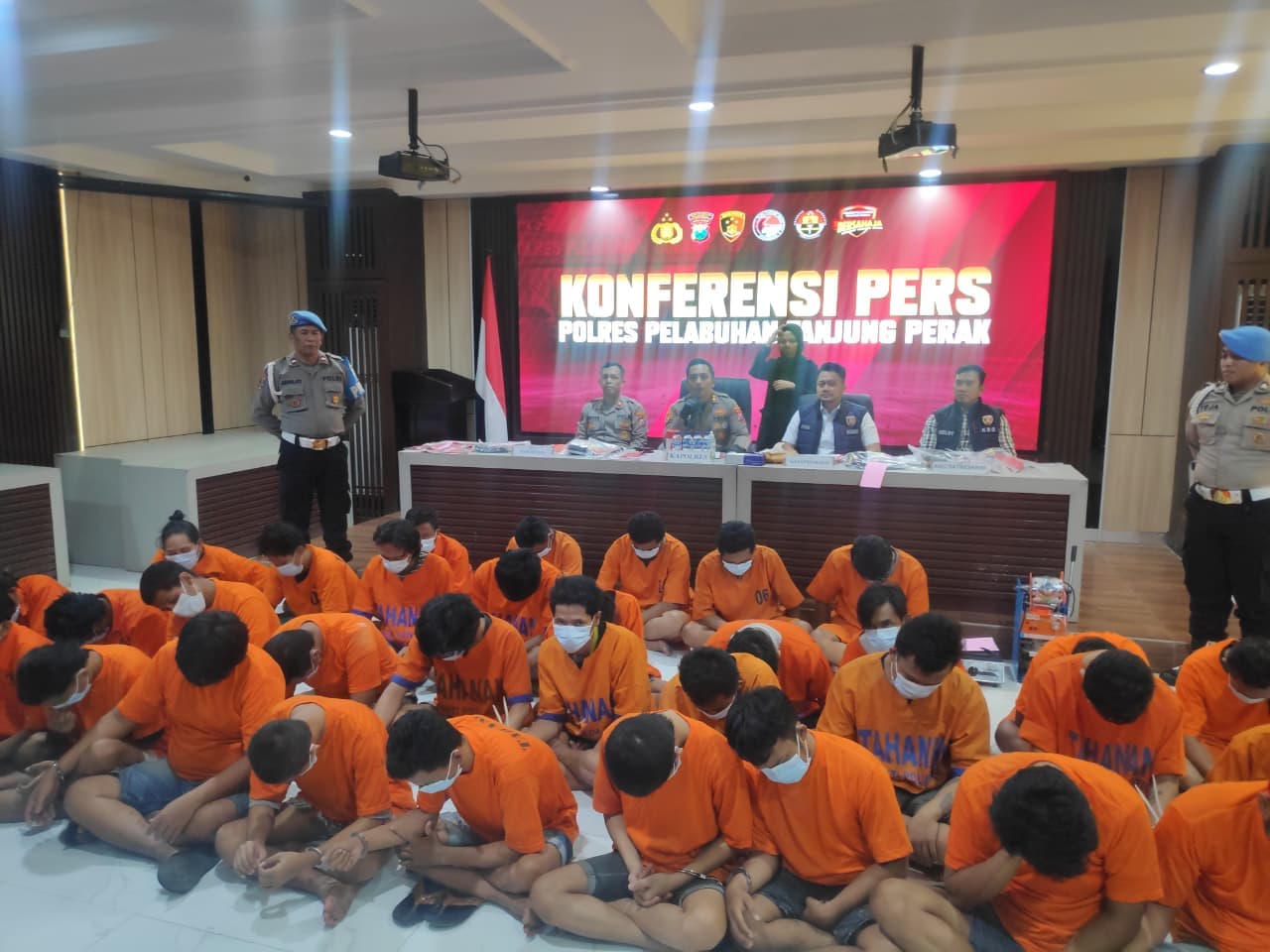 Dua Pekan Operasi Sikat Semeru, Polres Pelabuhan Tanjung Perak Ringkus 54 Tersangka