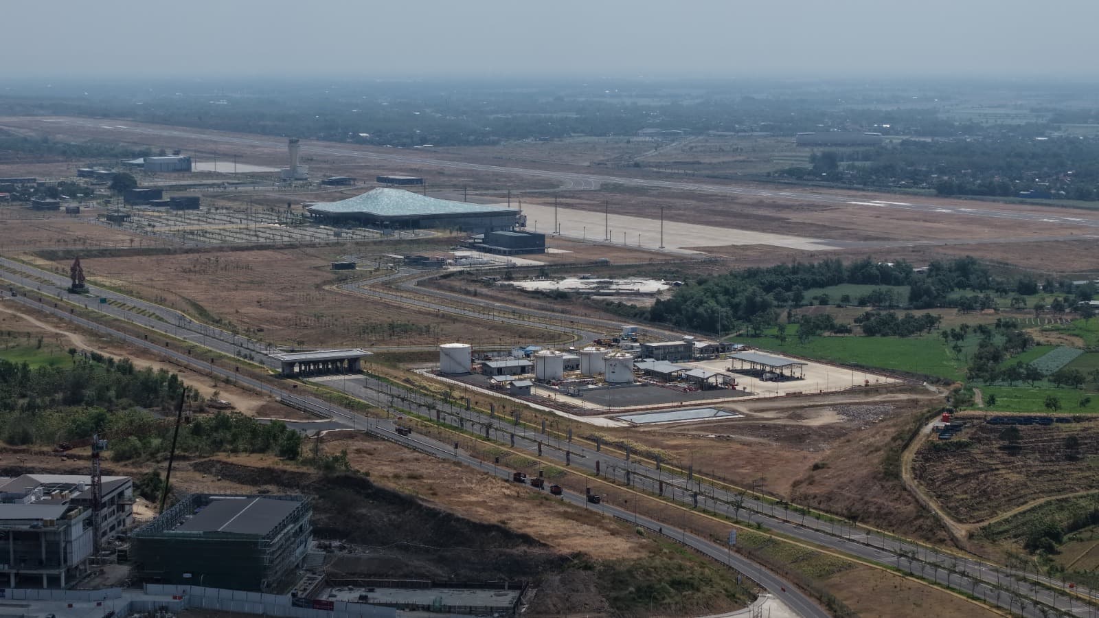 SIAP BUKA: Kondisi Bandara Dhoho Kediri. Pada 10 November nanti, bandara ini siap kembali melayani penerbangan komersil.