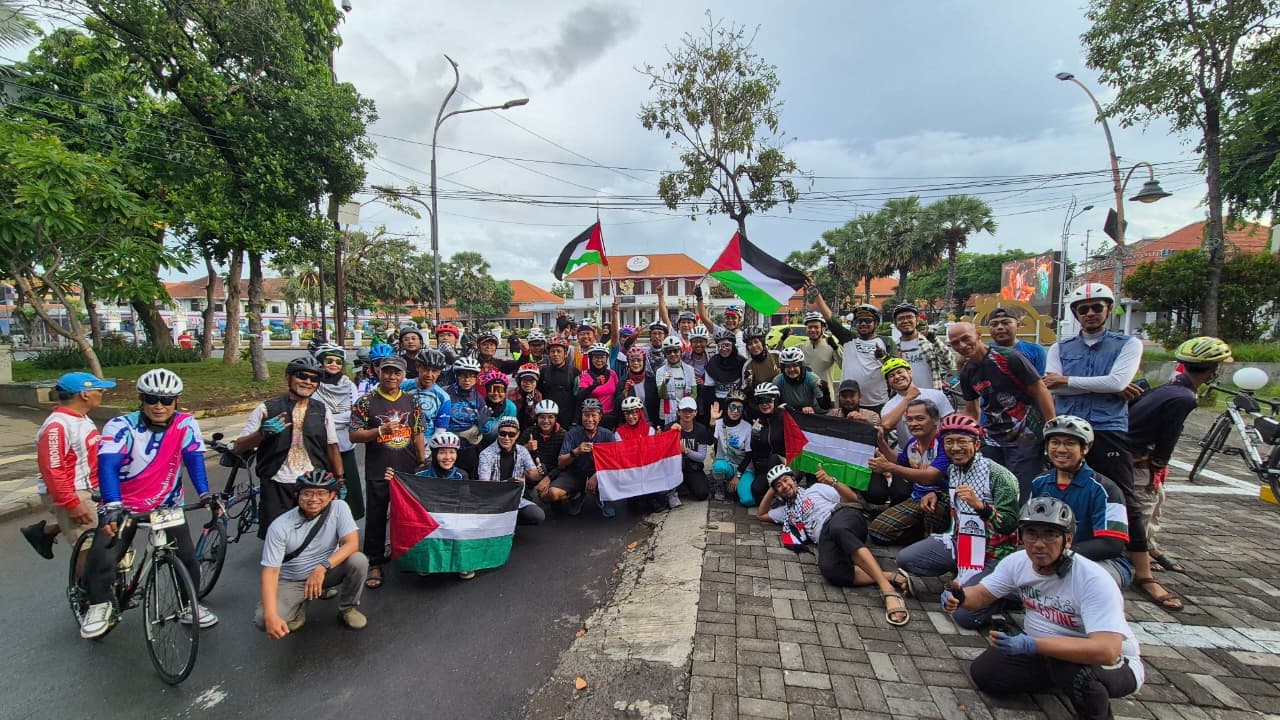 Komunitas GX-ID bersama kolega akan menghelat 1000 KM Ride for Palestine 2 yang start pada 9 November.